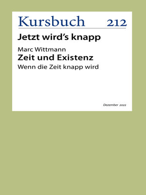cover image of Zeit und Existenz